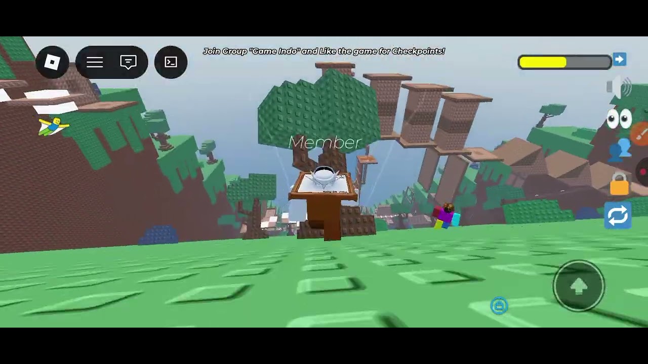 Completing glide tower on mobile