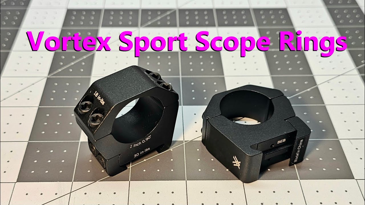 Кольца для прицела Vortex Sport 1 дюйм — новинка 2025 года. Это лучшие кольца стоимостью до 40 до...