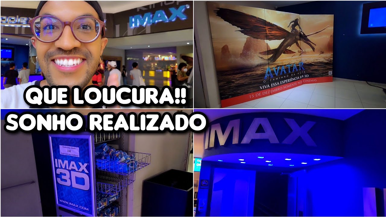 Fui Ver Avatar o Caminho Da Água em IMAX 3D - Vale a Pena?