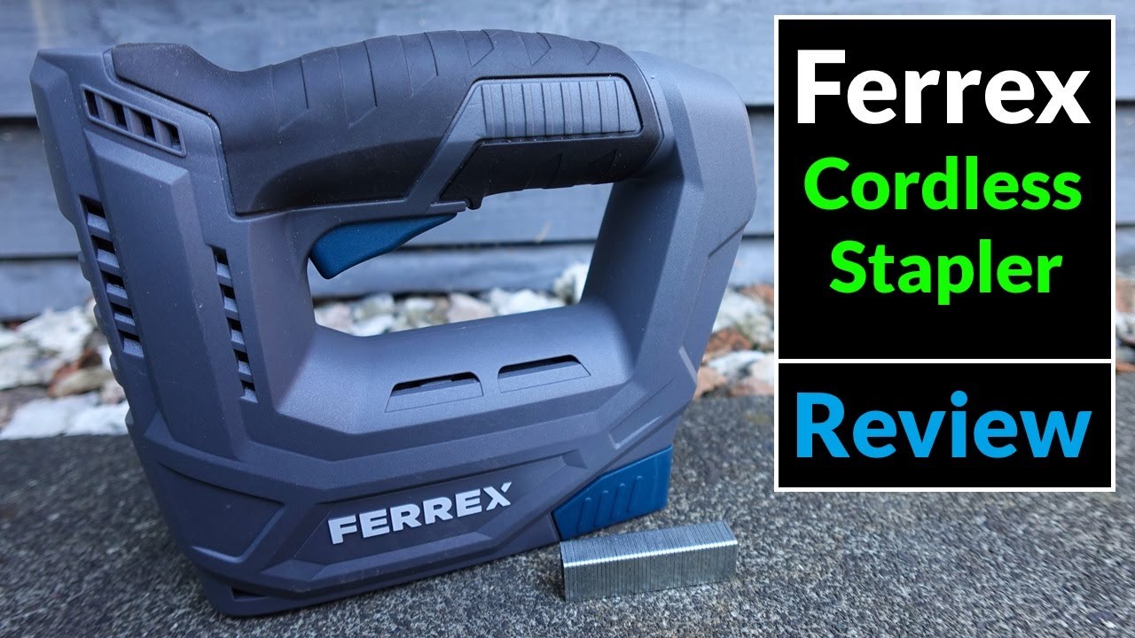 Ferrex 4V Cordless Stapler Model: NG03 from Aldi (Tool Review)