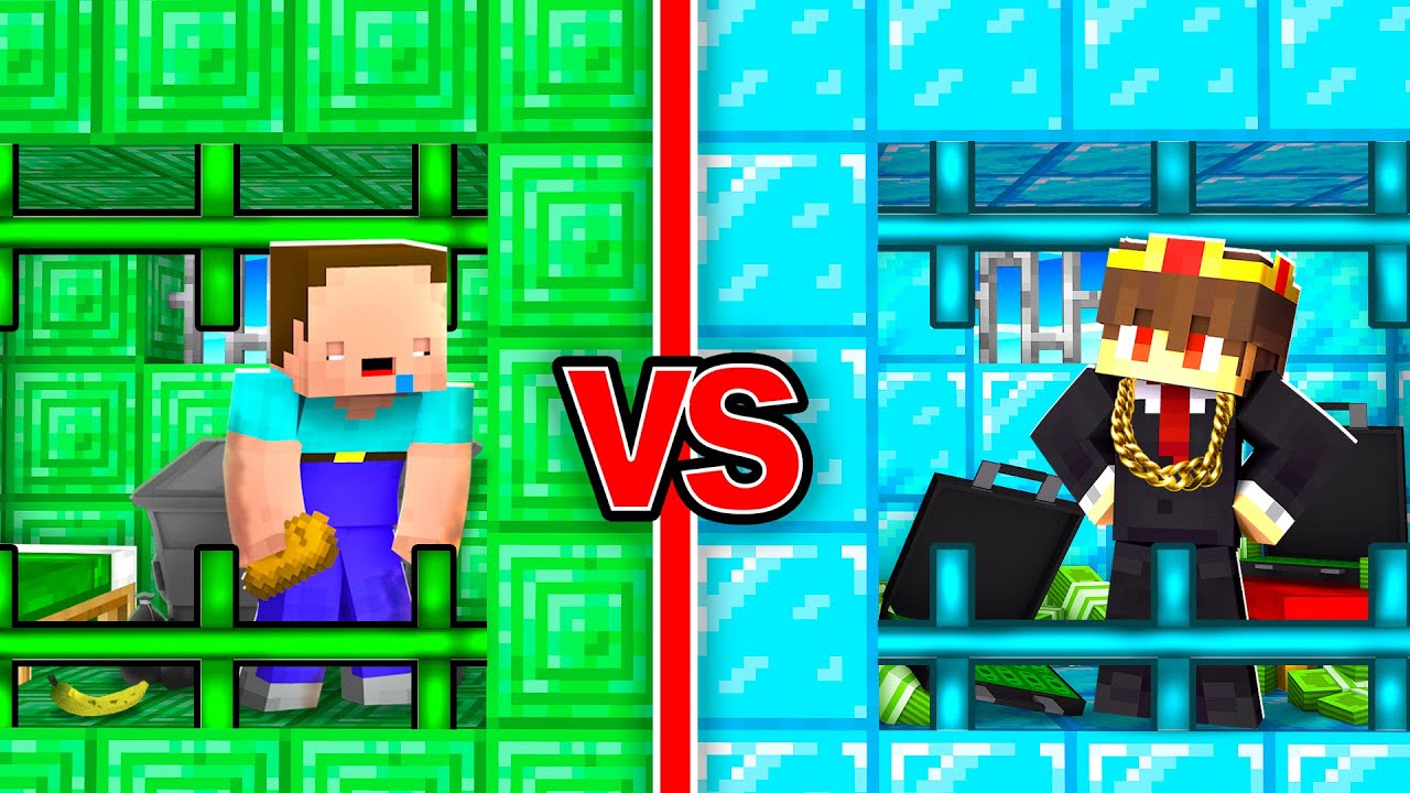 Billy Arm vs Semlaki Reich GEFÄNGNIS Bau Challenge in Minecraft