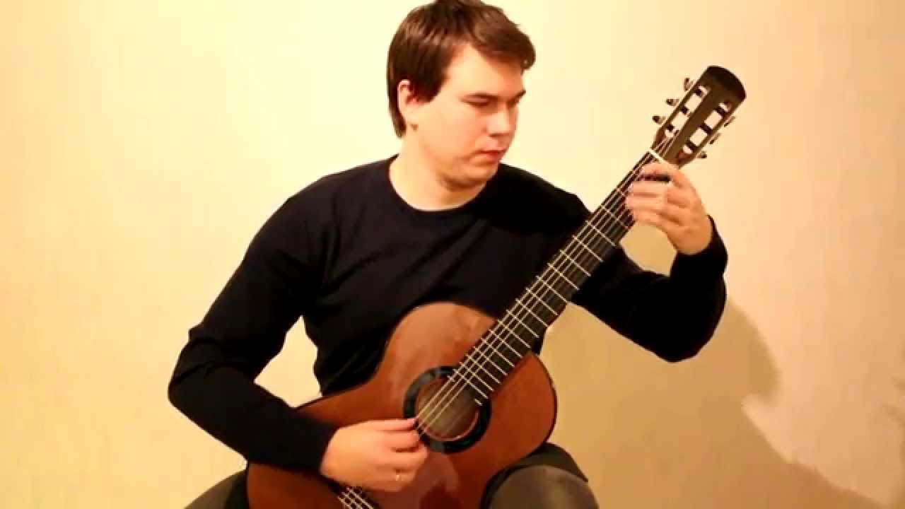 Patrik Kleemola gra w Estudio 10 Leo Brouwera (Estudios sencillos)