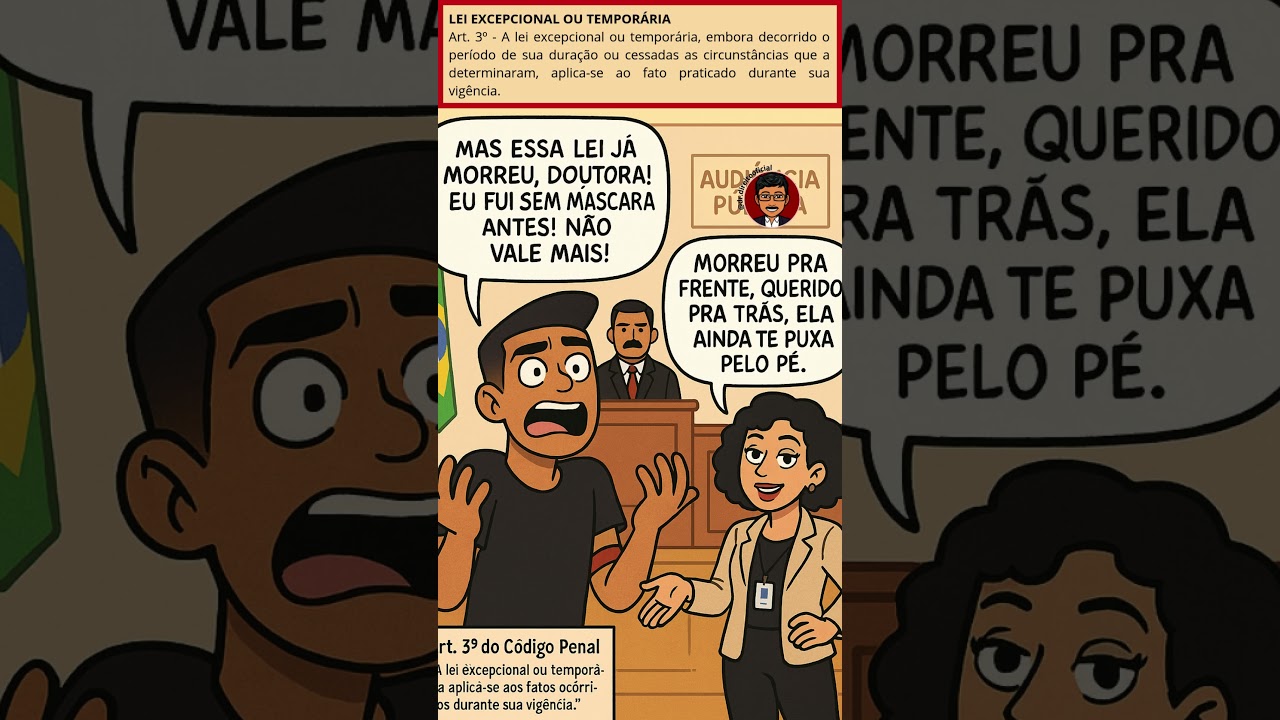 💥Lei Tempor&aacute;ria: Voc&ecirc; Pode Ser Punido Mesmo Depois da Revoga&ccedil;&atilde;o