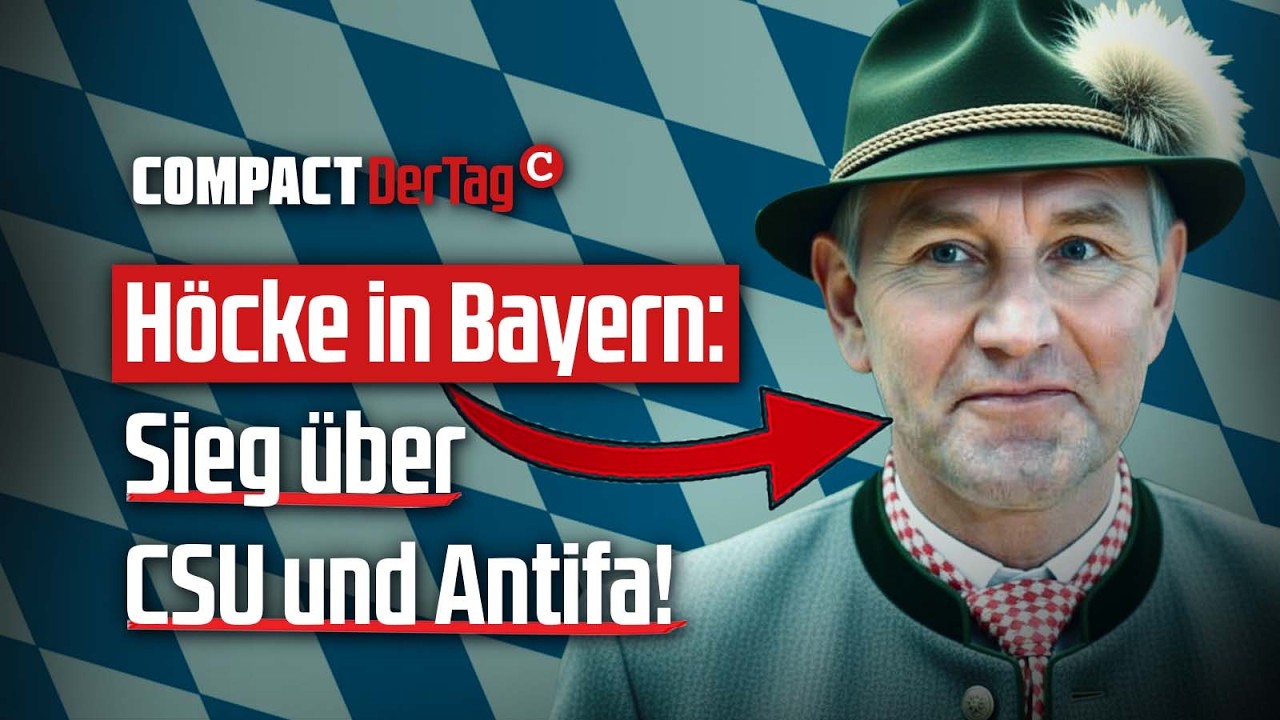 Höcke in Bayern: Sieg über CSU und Antifa!💥