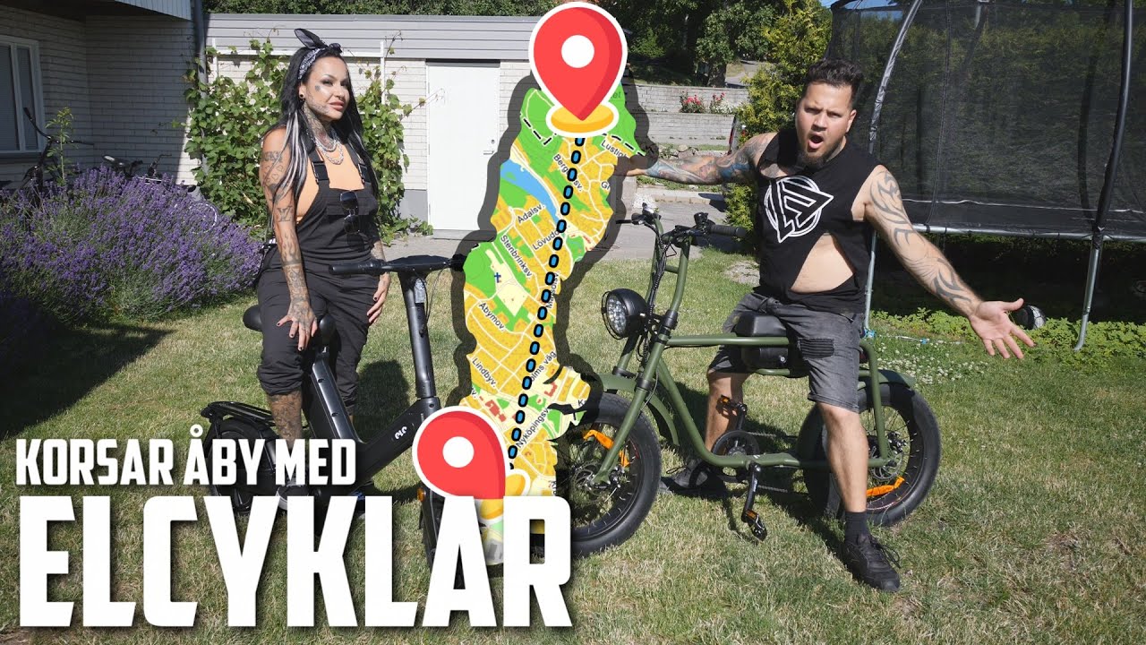 KORSAR ÅBY MED ELCYKLAR