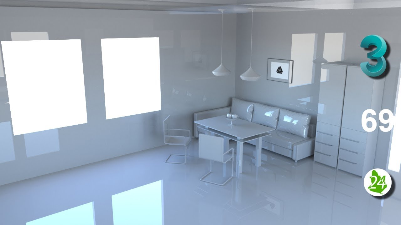 Солнце Sun Positioner ☀️ 3ds max Солнца ActiveShade Активное затенение Art Render Свет Урок 69