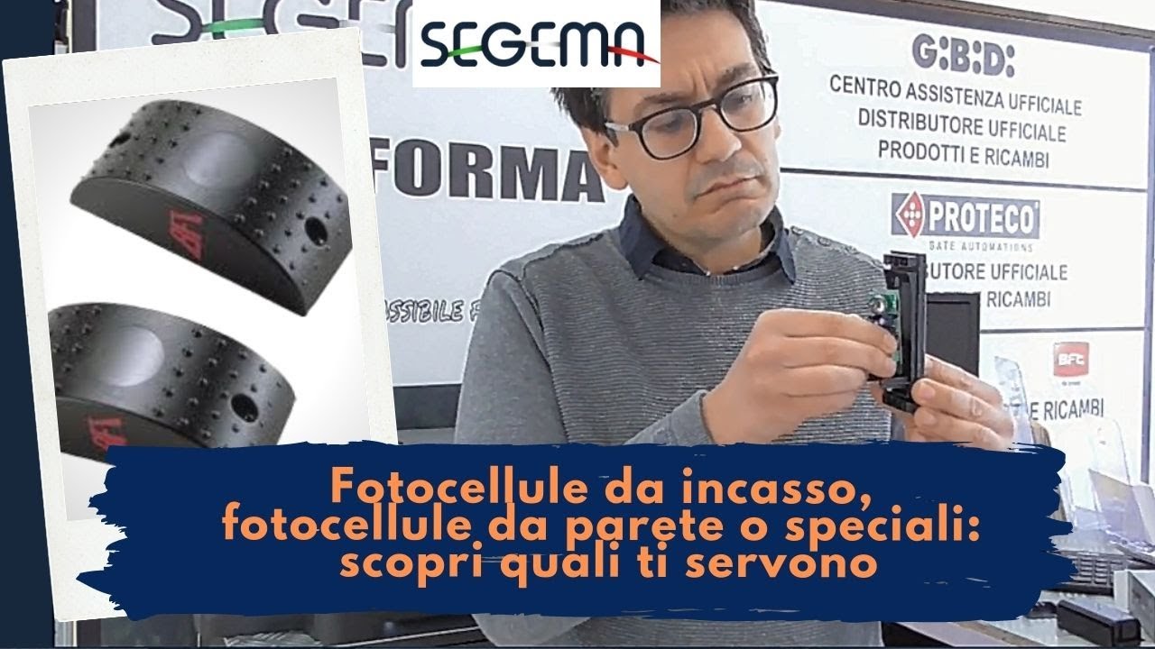 Fotocellule da incasso, fotocellule da parete o speciali: scopri quali ti servono