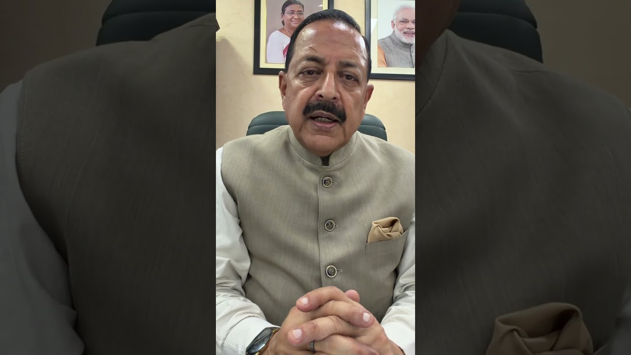 Union Minister Dr. Jitendra Singh Releases Video Message for the Youth of the Country