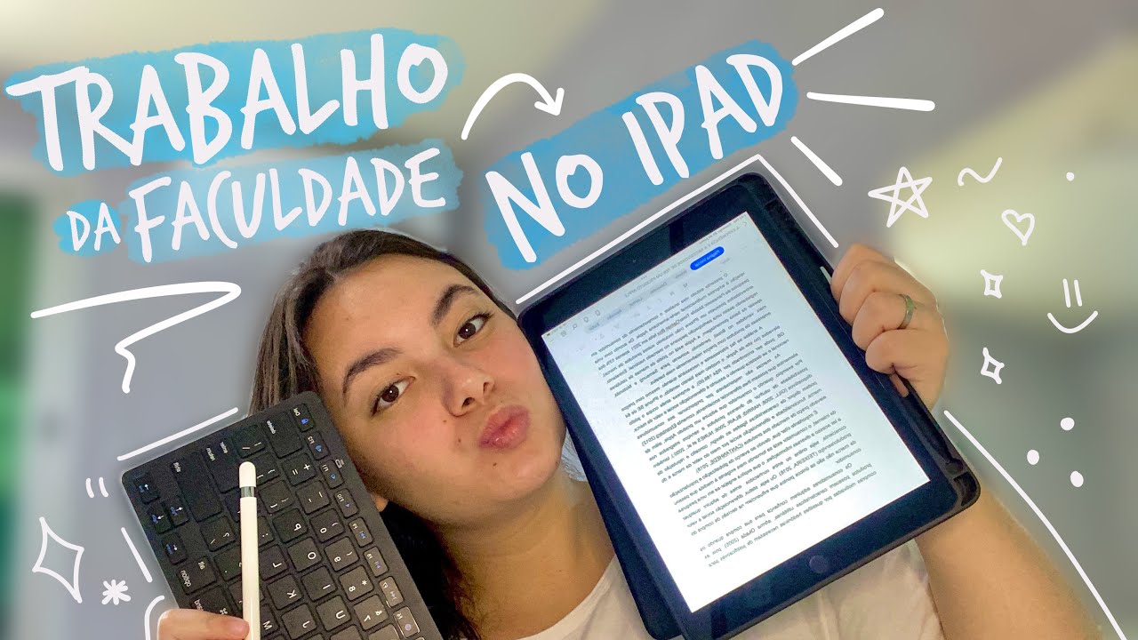 ✨ Como eu faço trabalho da faculdade no iPad | dicas, goodnotes, office e +