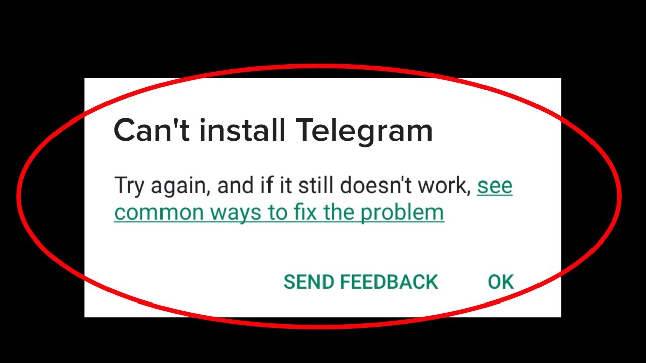 How To Fix Can't Install Telegram Error On Google Playstore Android & Ios - Cannot Install App