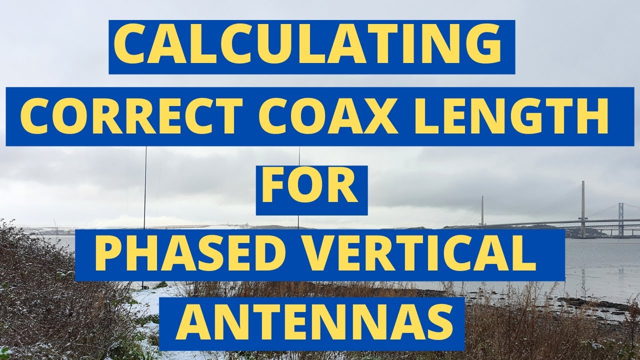 How to calculate coax length for phased antenna systems.