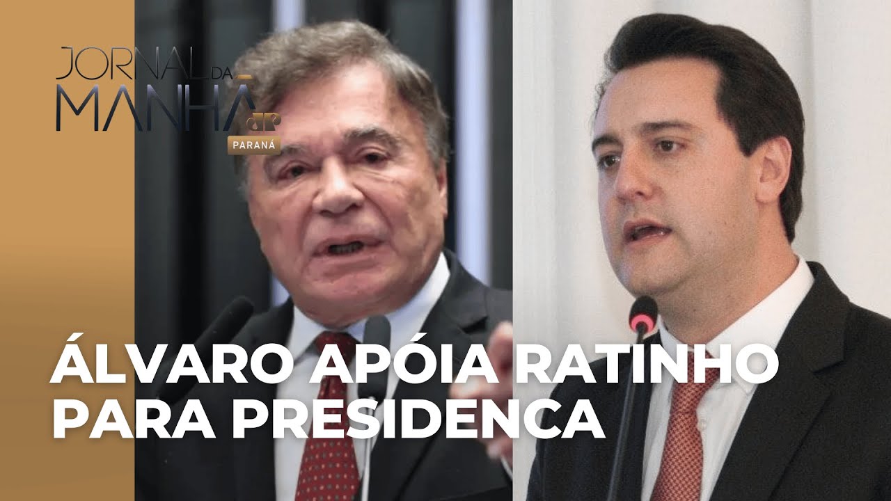 Álvaro Dias defende Ratinho Jr. para a presidência