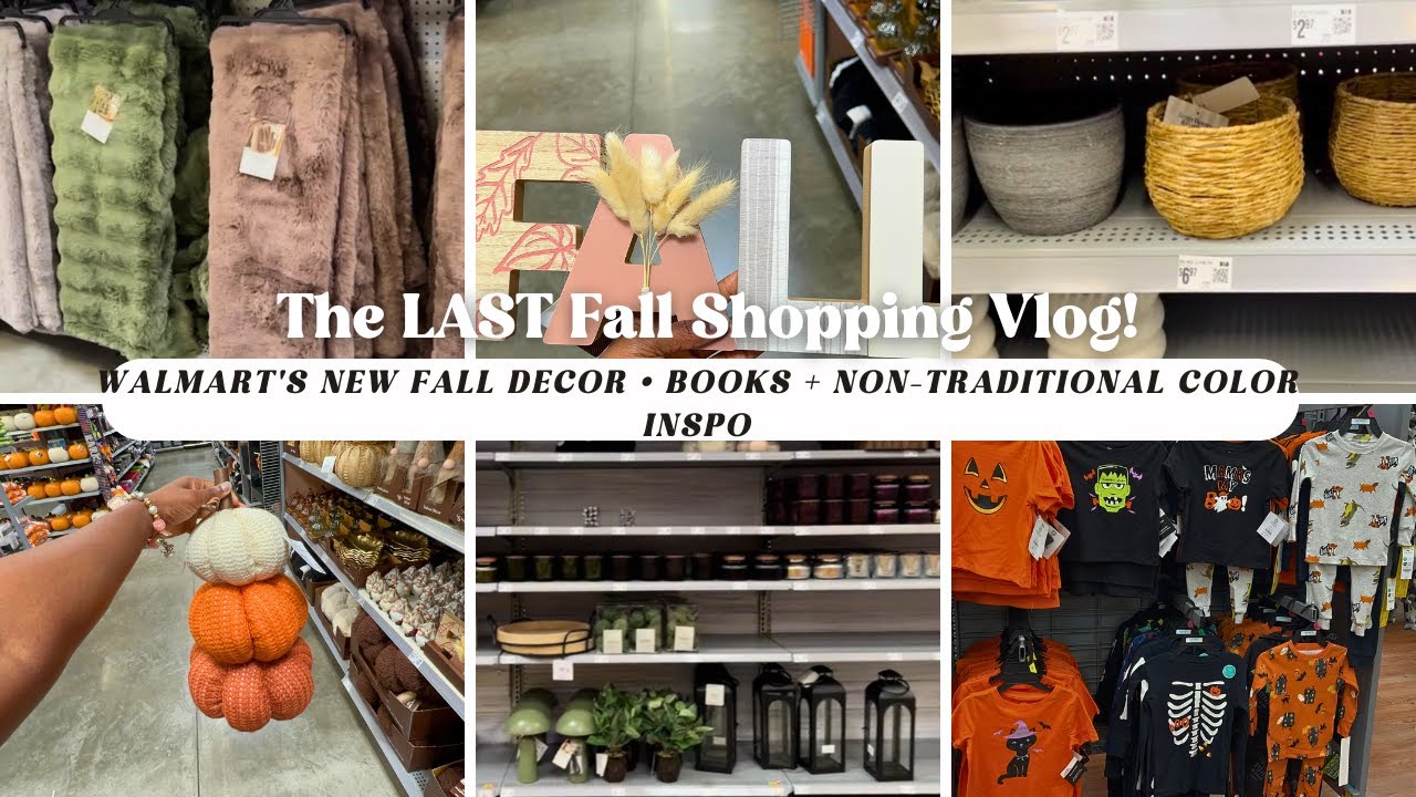 The LAST Fall Shopping Vlog 🛍️🍂 | New Decor, Books, Non-Traditional Fall Decor Inspo, + More! ✨