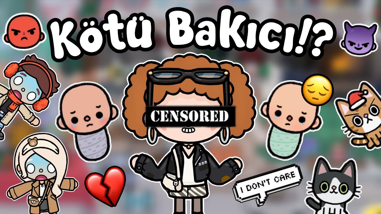 KÖTÜ BAKICI!!😈😰 İkizler... / Toca Boca World Türkçe / Justin Toca 