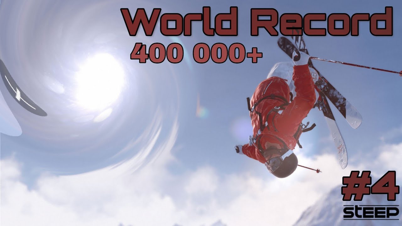 (WORLD RECORD) Most Points in one jump / STEEP #4