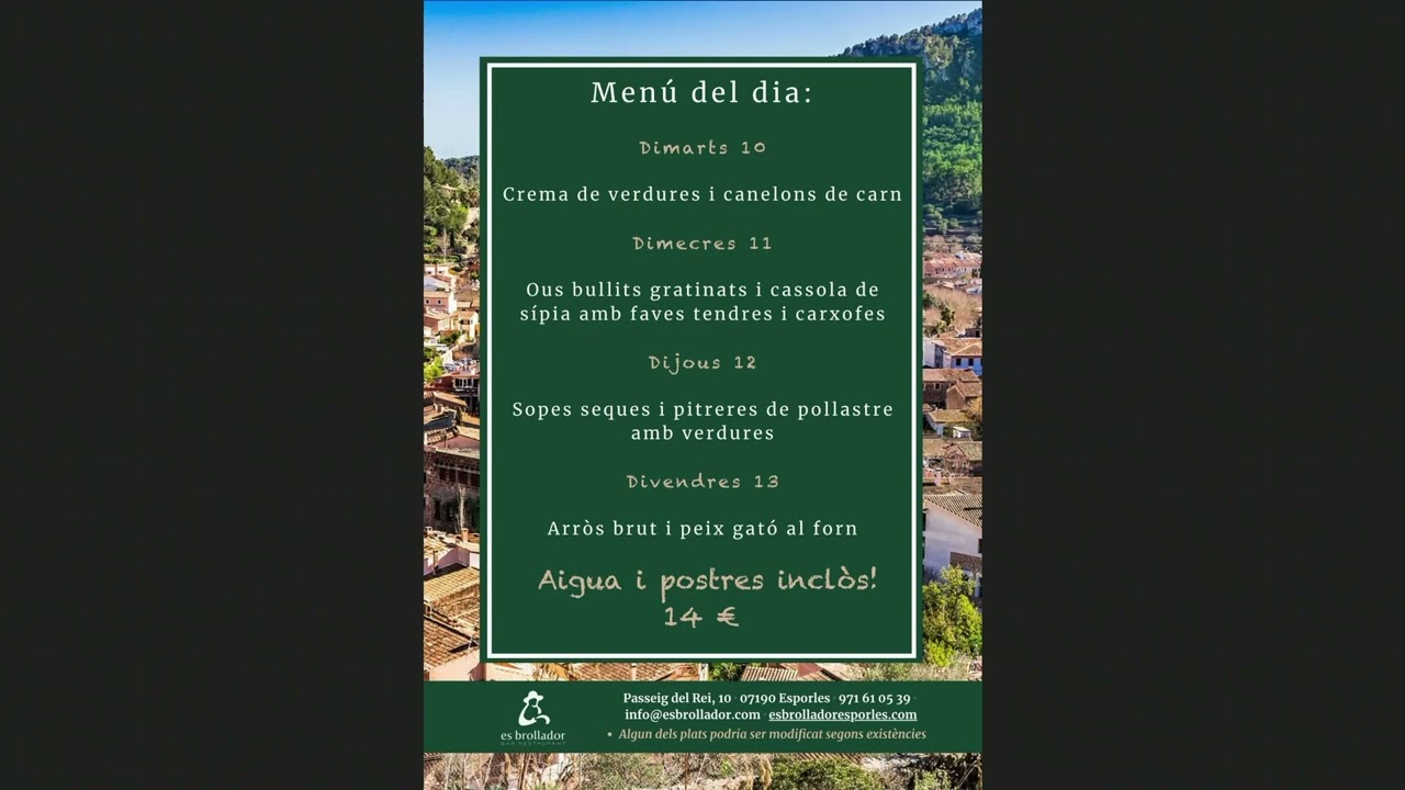 Arnau Nadal - Restaurant Es Brollador
