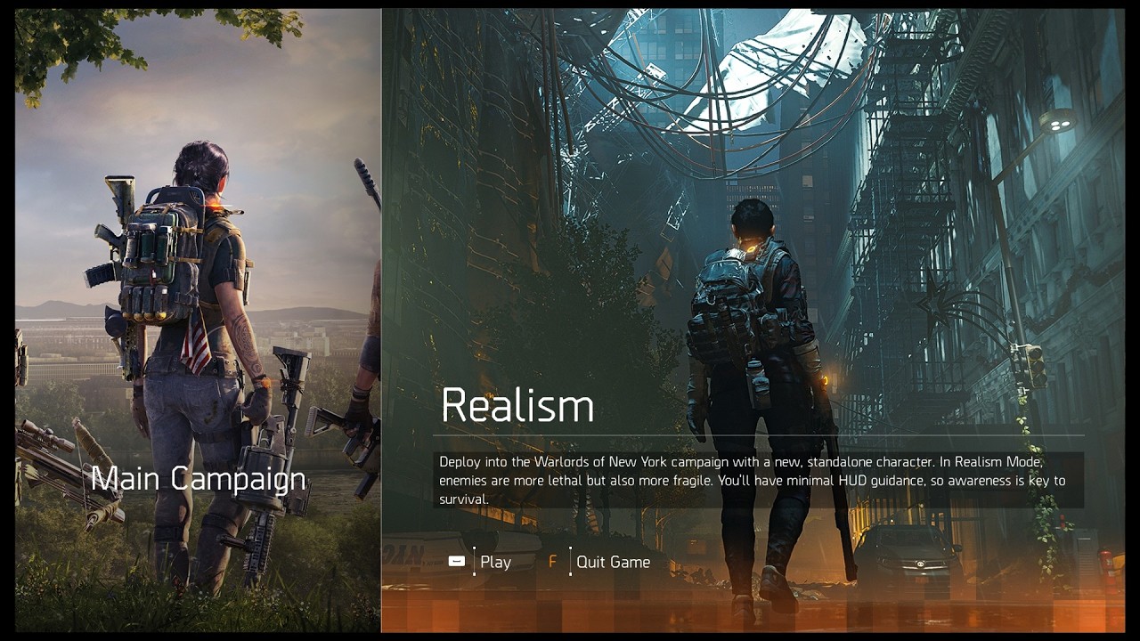 NEW Realism Mode Division 2