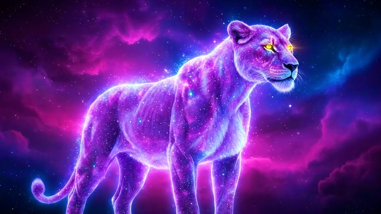 ✨ 417Hz Cosmic Lion | Heal Your Feminine Energy | Protection & Spiritual Strength