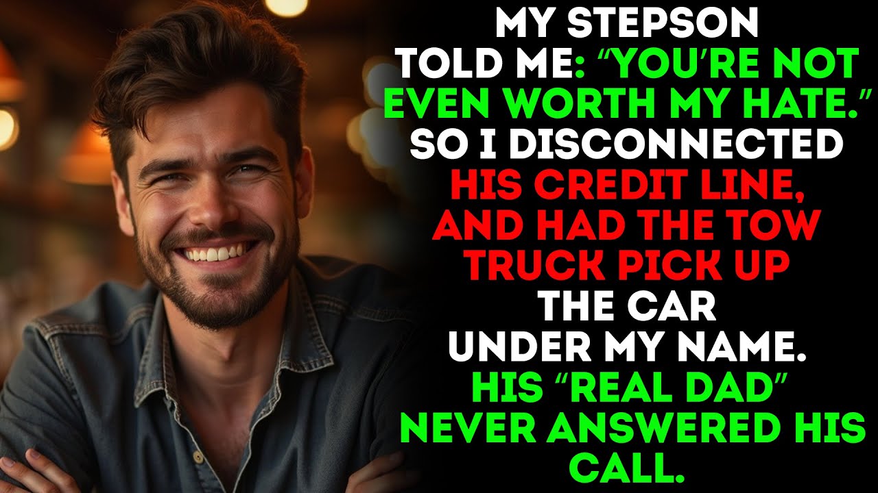 MY STEPSON TOLD ME: “YOU’RE NOT EVEN WORTH MY HATE.”SO I DISCONNECTED HIS CREDIT LINE,AND