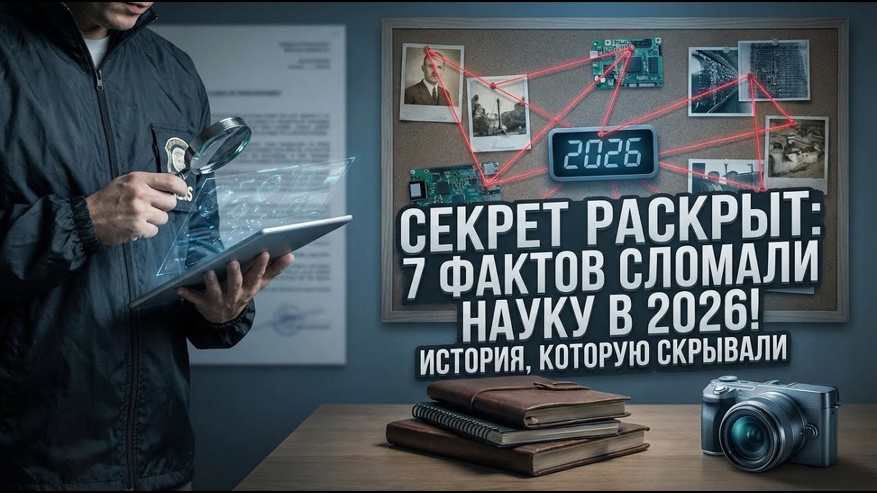 История, которую скрывали: 7 фактов, сломавших науку в 2026 году