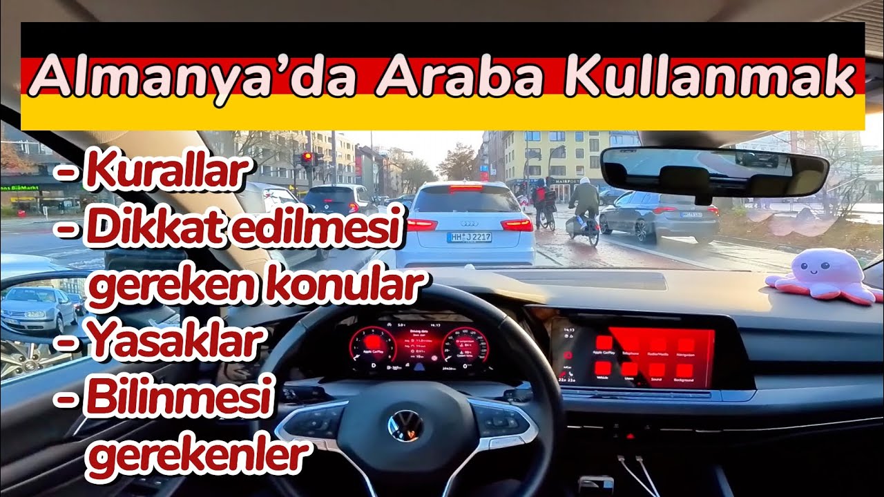 Almanya/Avrupa Şehir İçinde Araba Kullanmak
