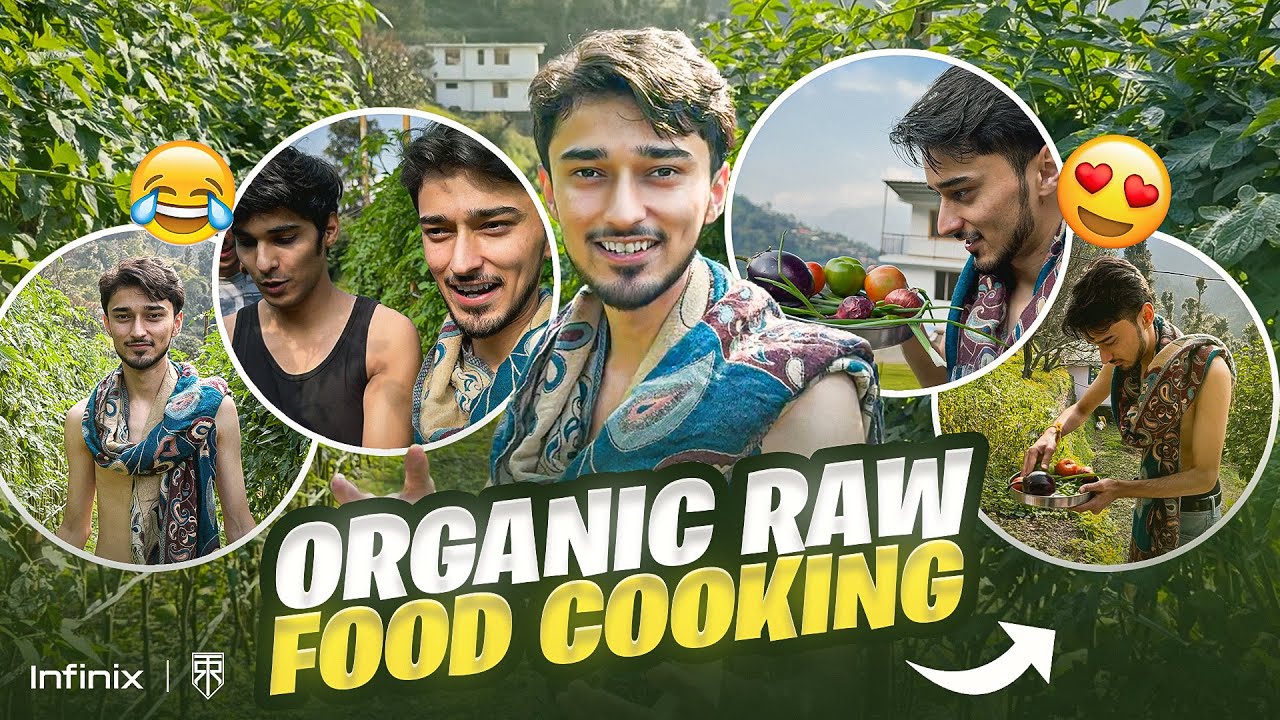 FRESH VEGETABLES COOKING IN VILLAGE | RAW NATURE VLOG