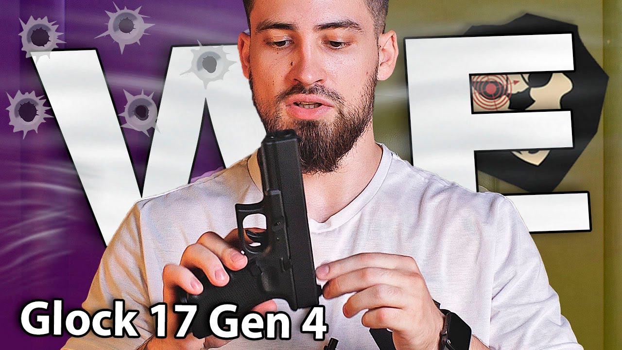 Страйкбольный пистолет WE Glock 17 Gen 4 (6 мм, GBB, Green Gas, Black) видео обзор