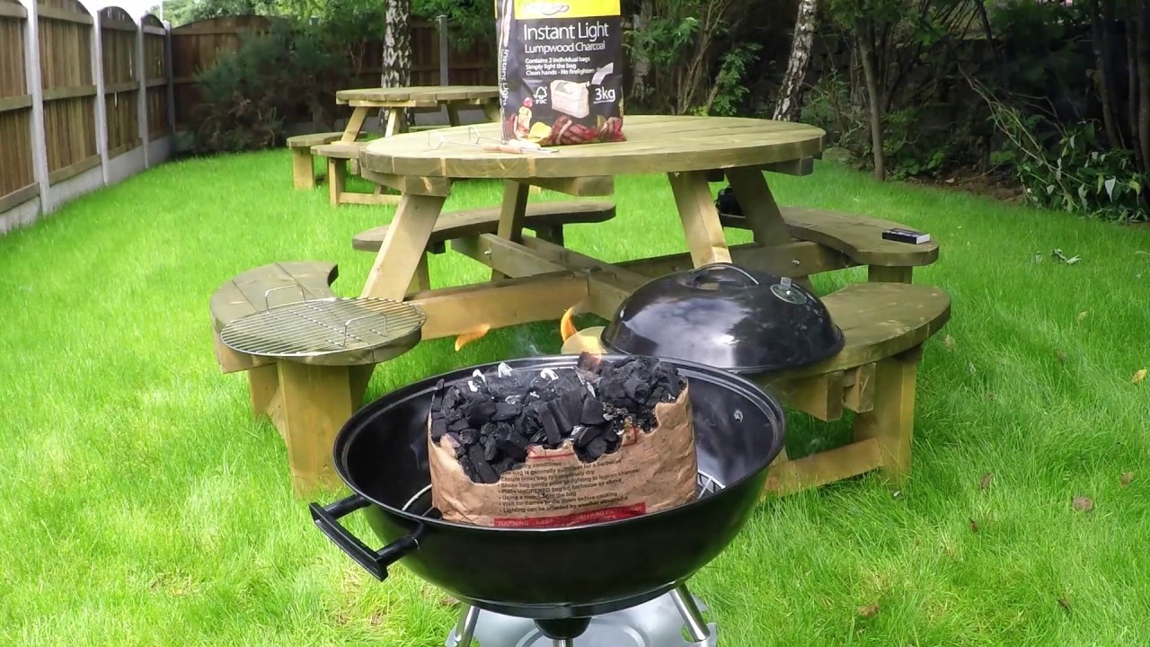Lighting our Instant Light Charcoal | Bar-Be-Quick