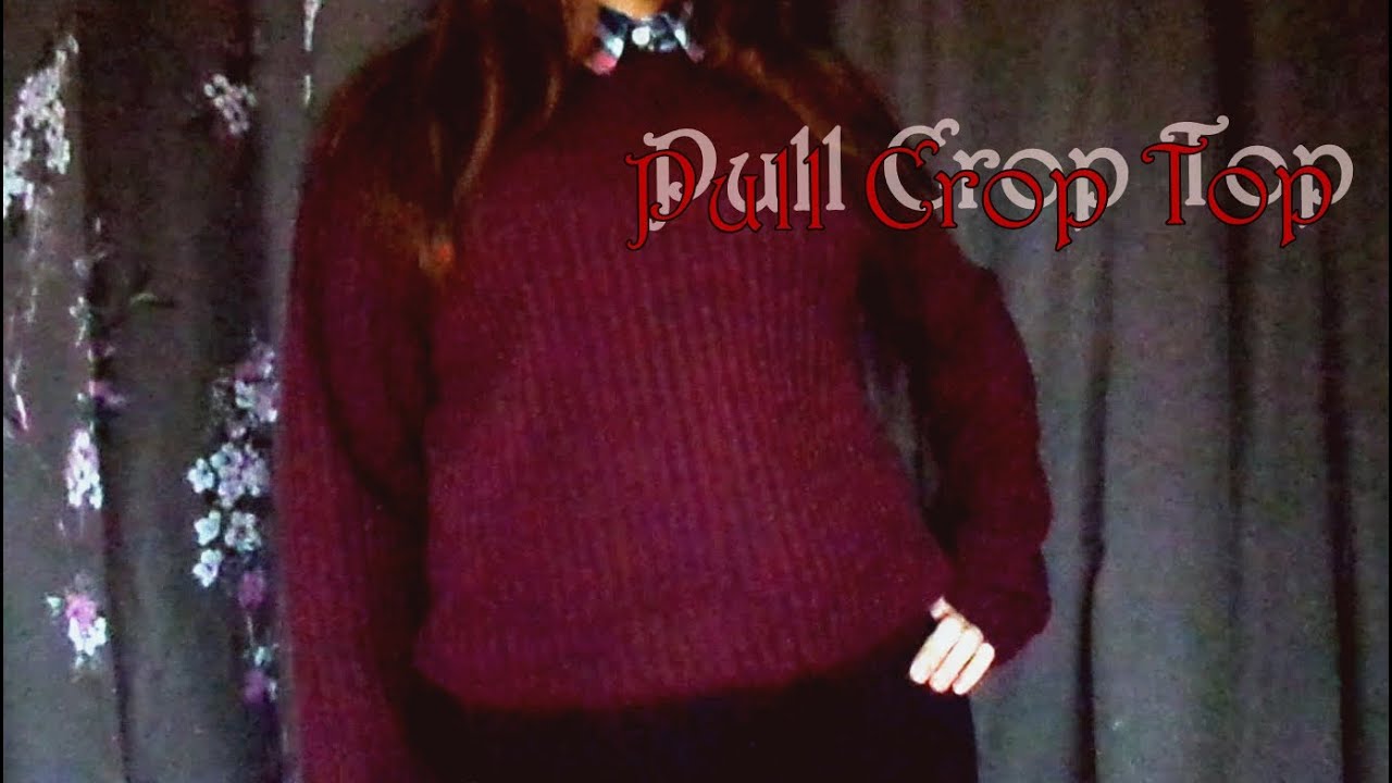 DIY ~ Faire son pull Crop Top
