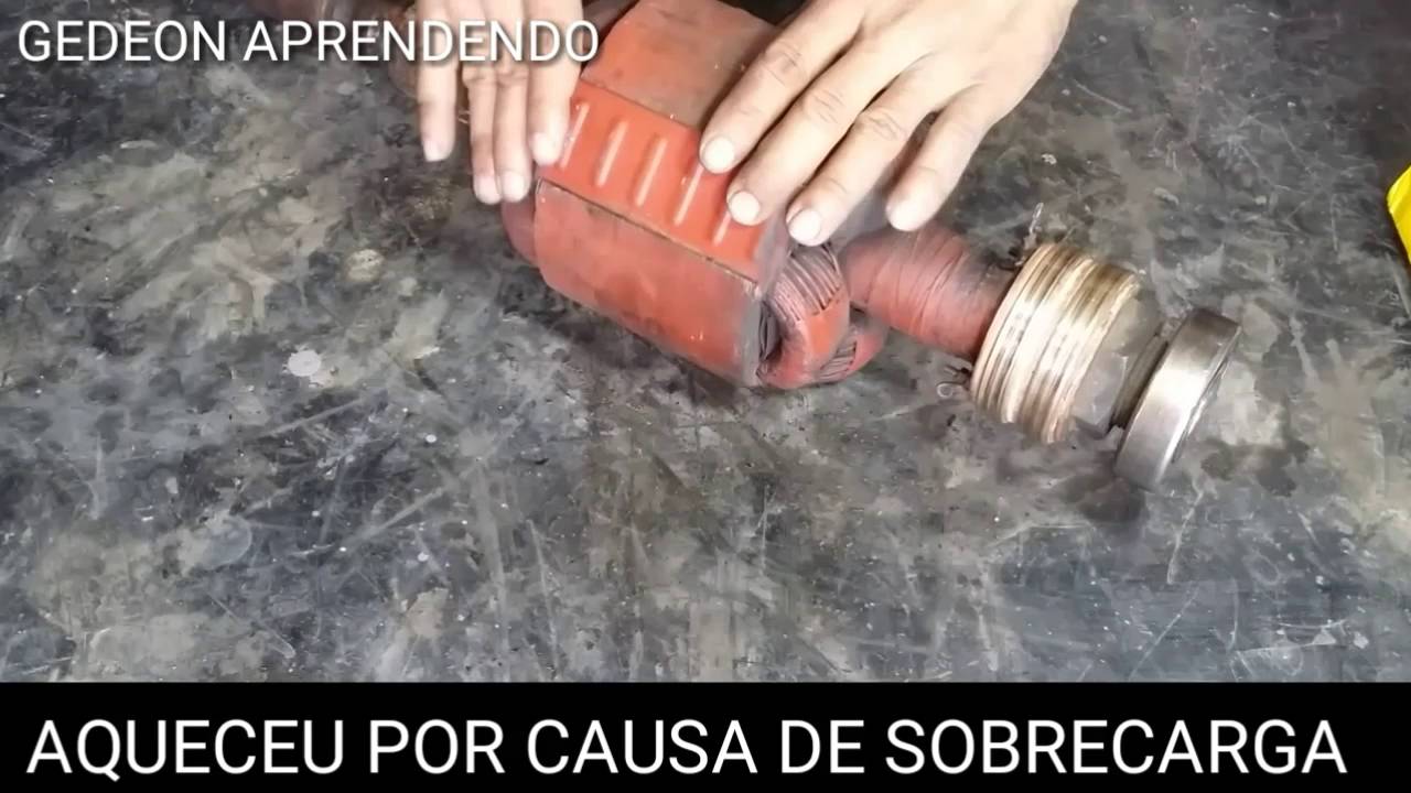 TESTANDO INDUZIDO GERADOR 7,5 KVA