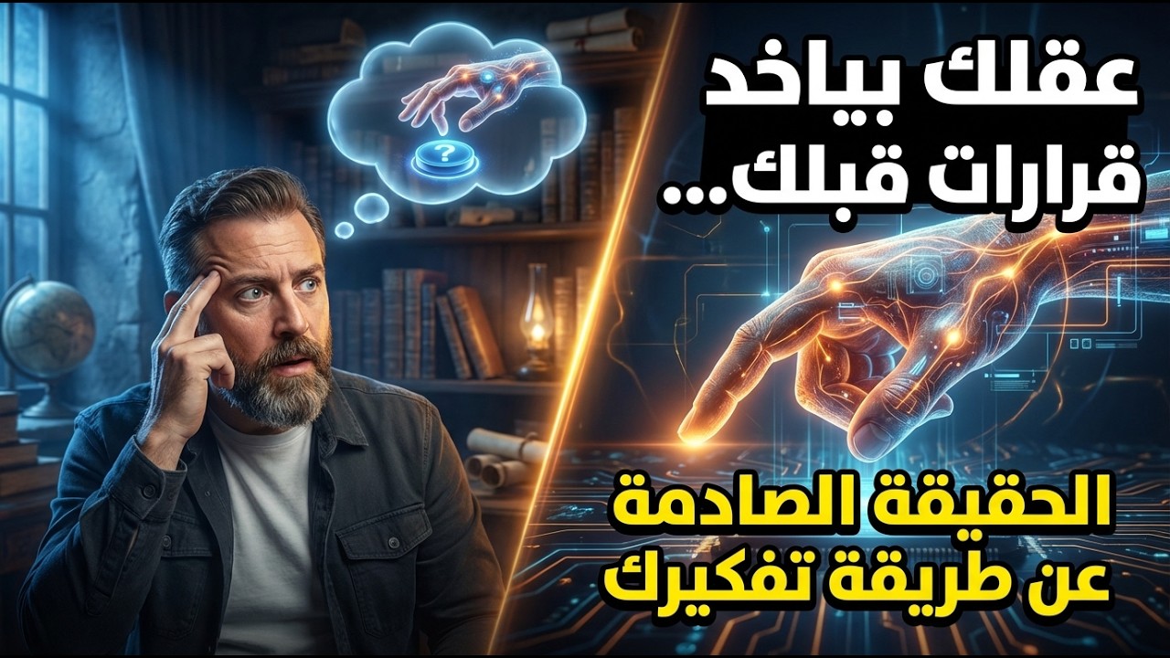عقلك بياخد قرارات قبلك… الحقيقة الصادمة عن طريقة تفكيرك