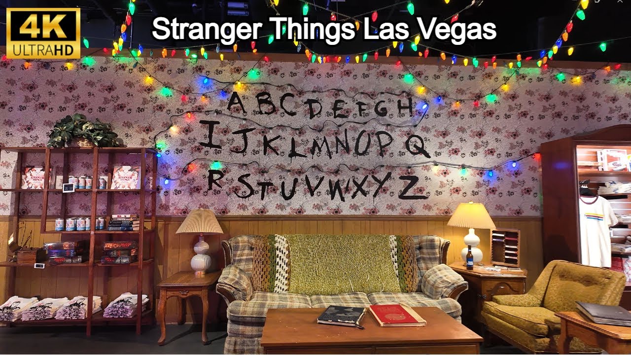 [4K] Las Vegas Stranger Things Exhibition Full Walkthrough