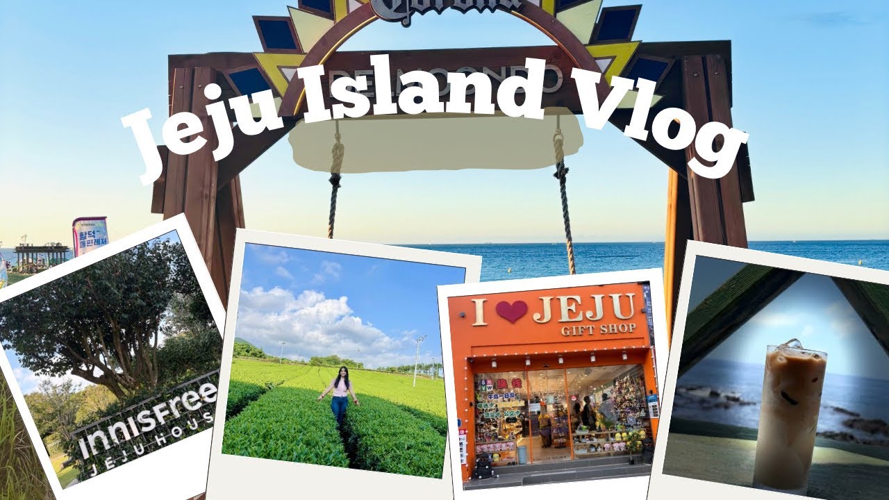 Jeju Vlog : Jeju National University, Hamdeok Beach, Osulloc Tea Museum || South Korea Series Ep. 03