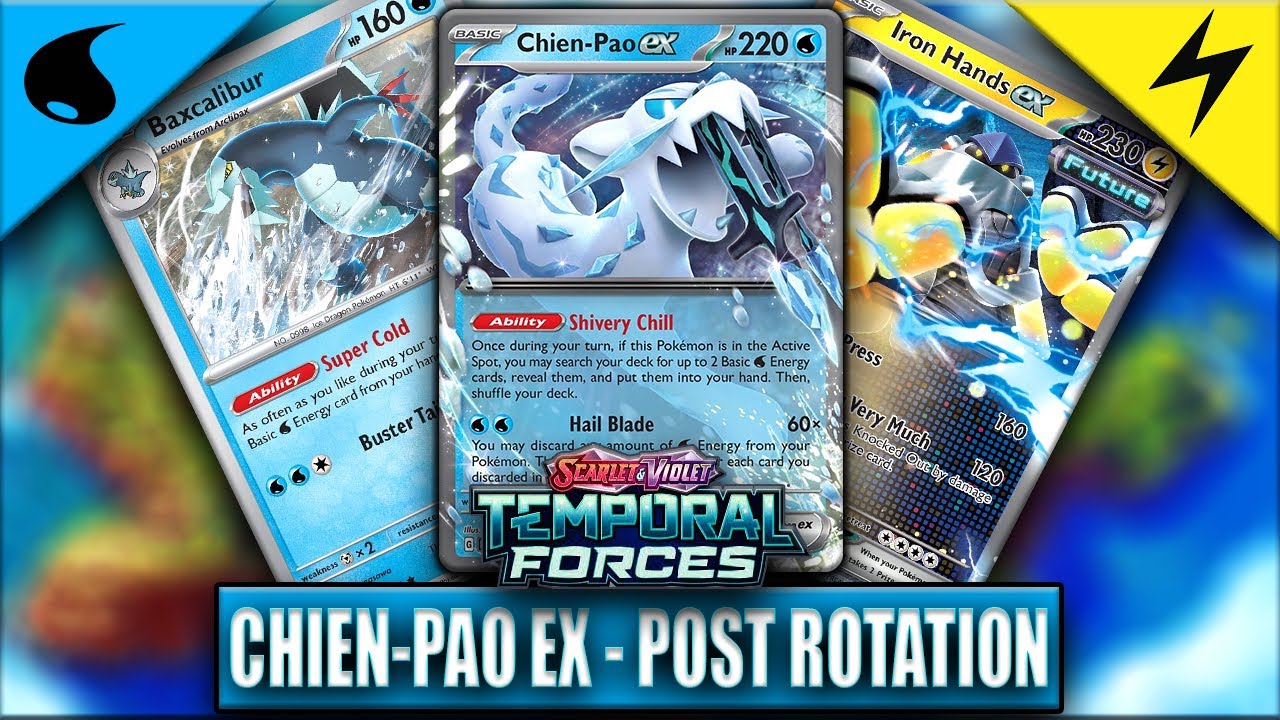 Chien Pao ex Baxcalibur is still a *TOP* deck post rotation in the Pokemon TCG!