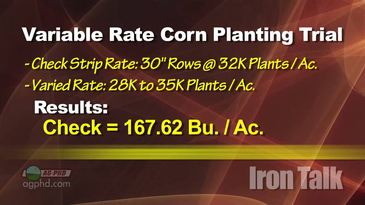 Iron Talk #813 - Variable Rate Planting (Air Date 11/3/13)