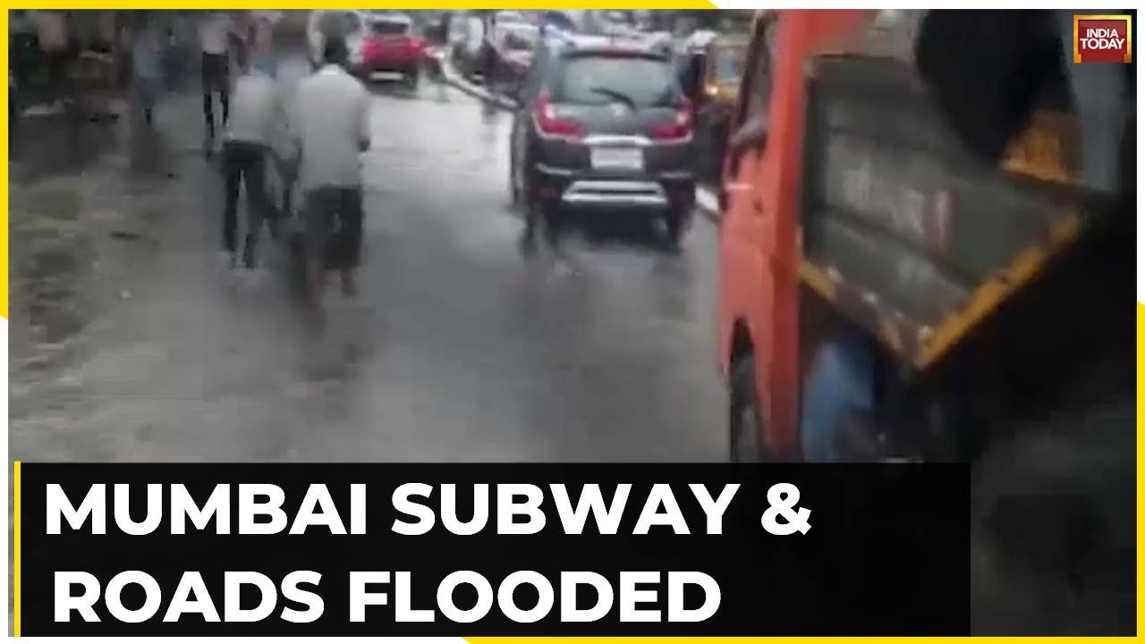 Several Parts Of Mumbai Face Heavy Waterlogging, Railway Tracks Inundated