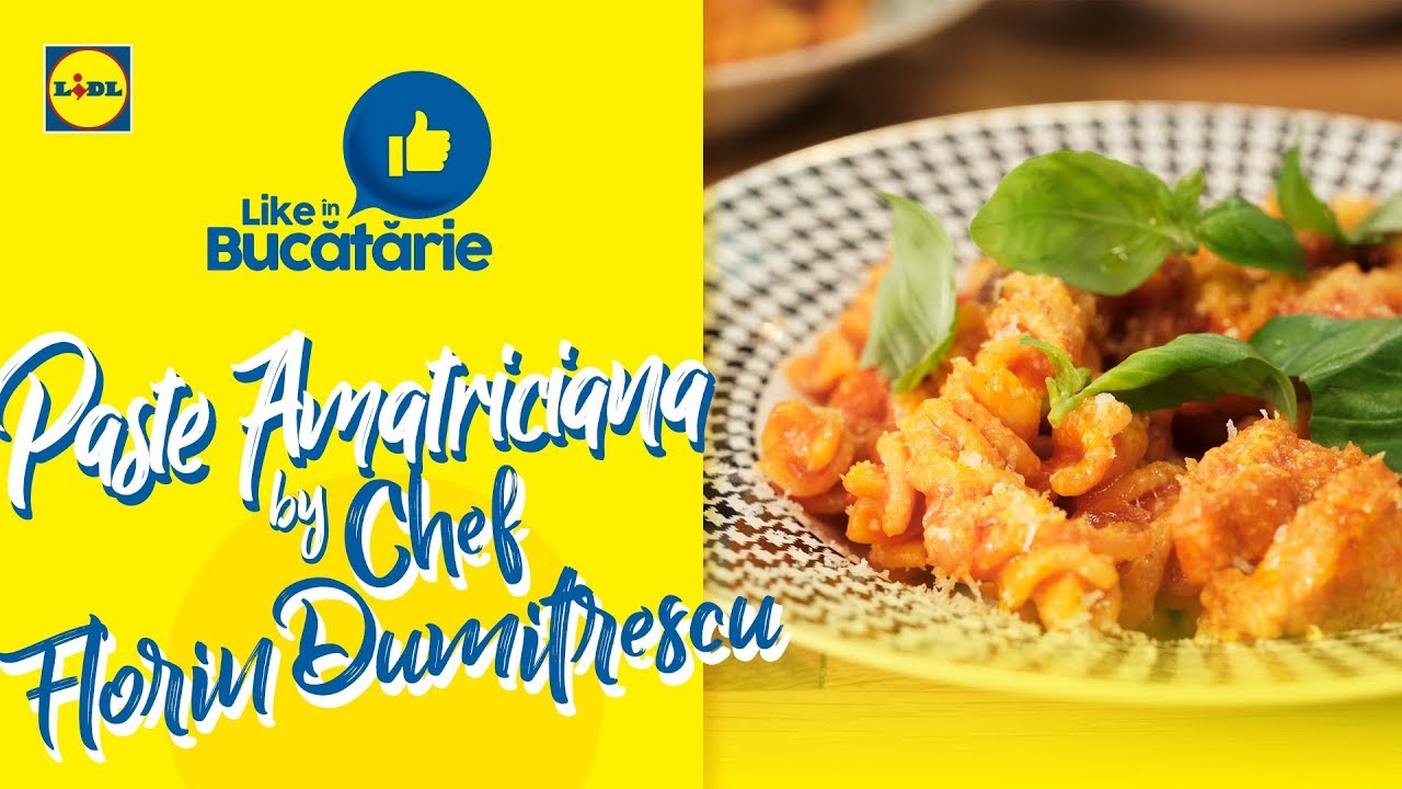 Paste amatriciana • Reteta Chef Florin Dumitrescu