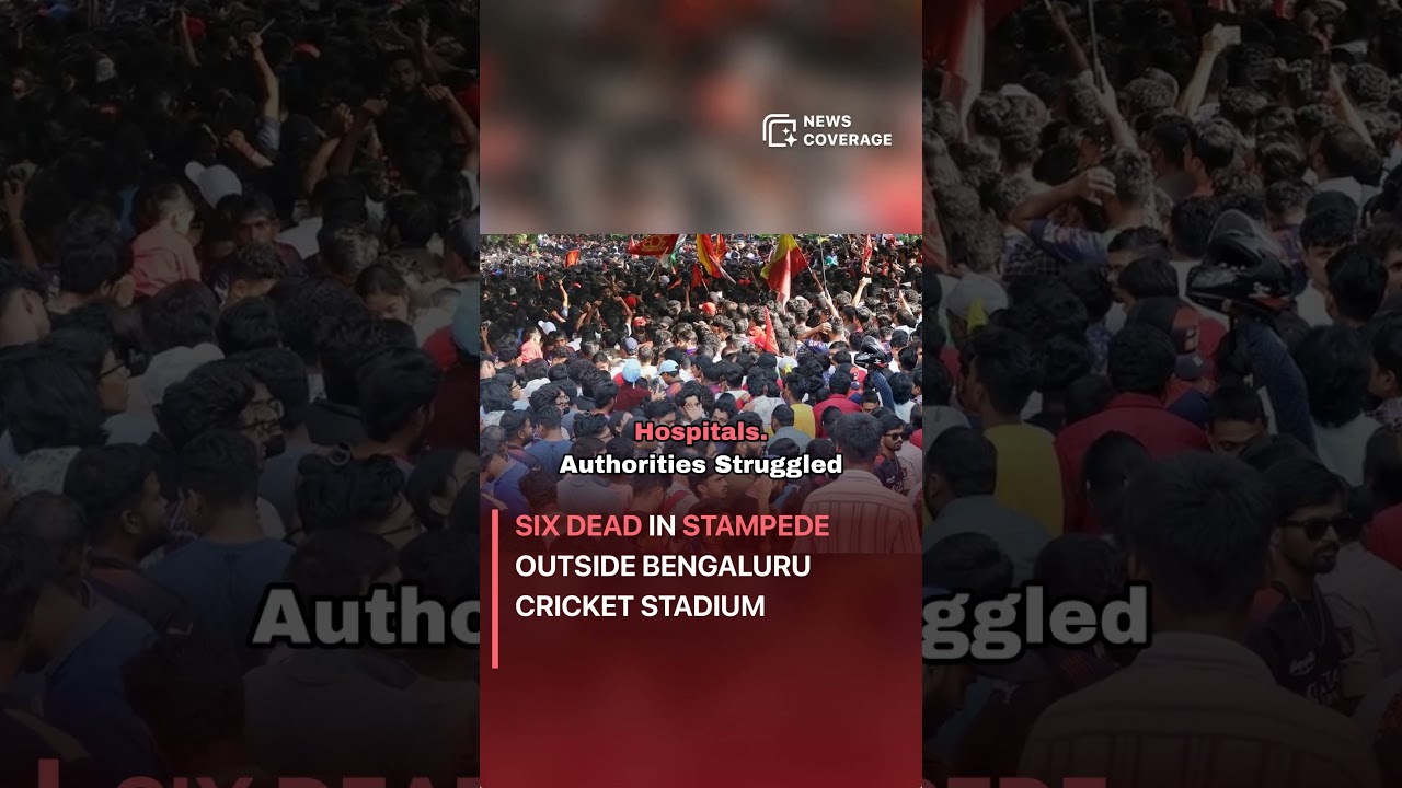 Six Dead in Stampede Outside Bengaluru Cricket Stadium #worldnews #news