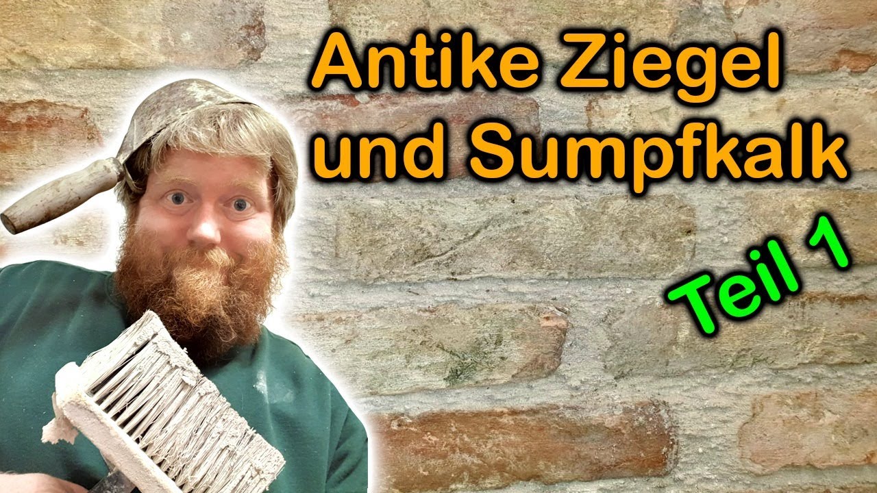 Schönste WAND im BurgenLAND! Mauern wie früher, Sumpfkalk, 150 Jahre alte Ziegel (Teil1/3)