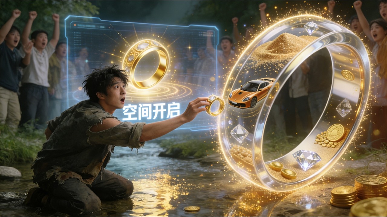 【完結】🔥意外獲得戒指儲存黃金、擋子彈？窮小子靠空間致富.....