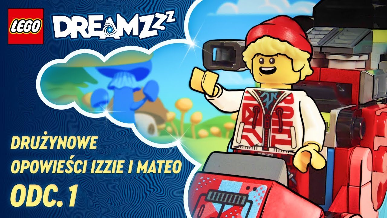 O rany! Cooper trafił do gry wideo?! 🕹️🎮 | Drużynowe opowieści Izzie i Mateo | LEGO DREAMZzz