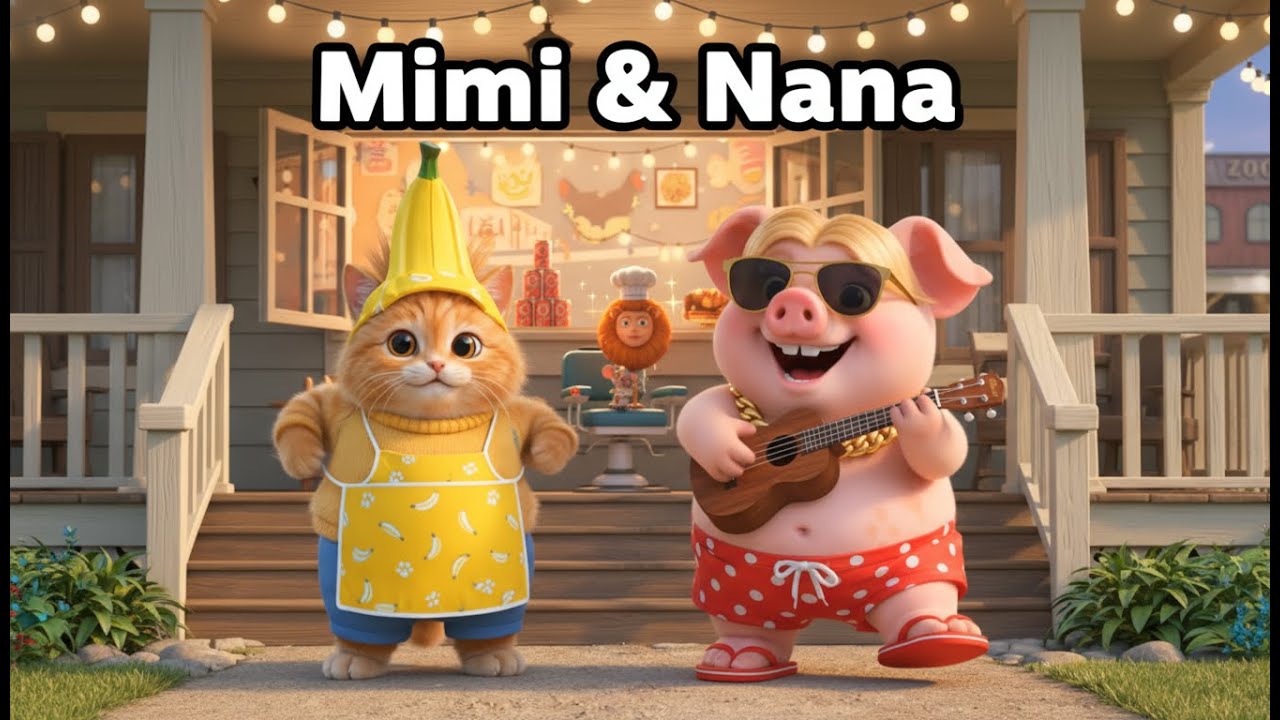 😋😍Mimi and Nana's friendship: 22 minutes of messing things up, 😭😂🐷🐱