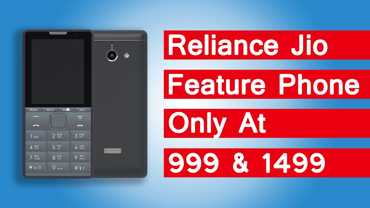 Reliance Jio 4G VOLTE Feature Phone at Rs 1499