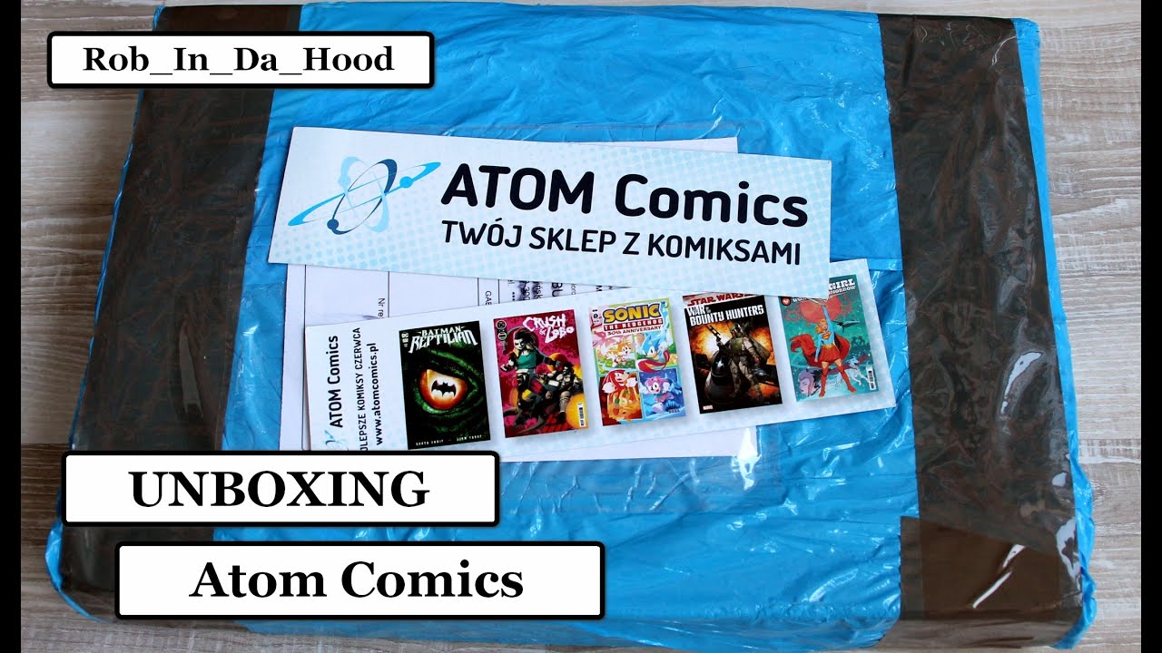 UNBOXING - ATOM COMICS - PACZKA Z KOMIKSAMI NA DZIEŃ BATMANA 2025