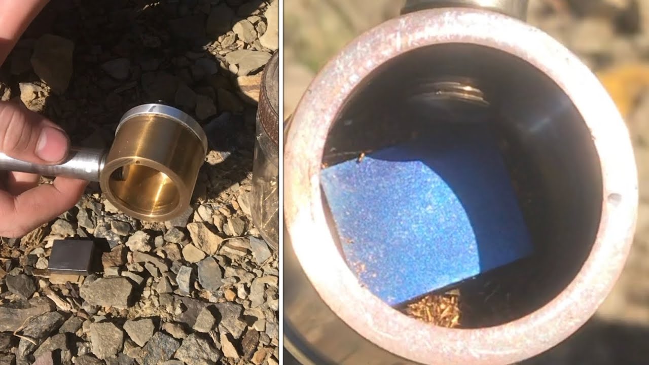 how to &ldquo;BLUE&rdquo; steel (nice results) bluing