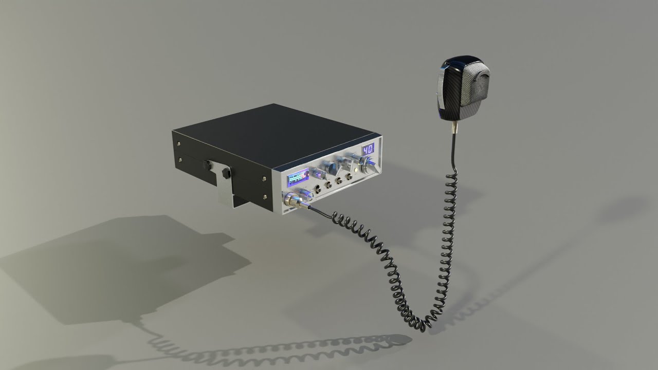 CB Radio with Microphone