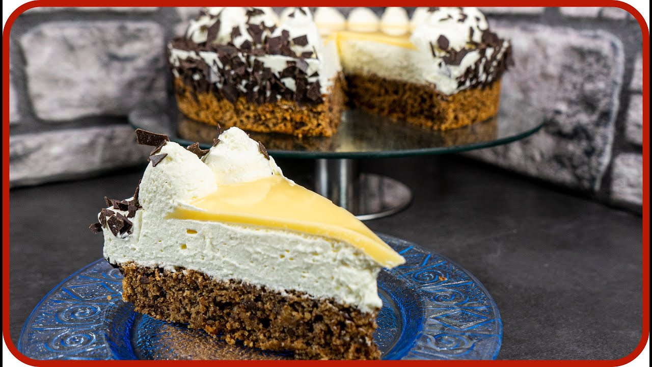 Omis beste Eierlikörtorte mit Schokoladen Nussboden ohne Mehl