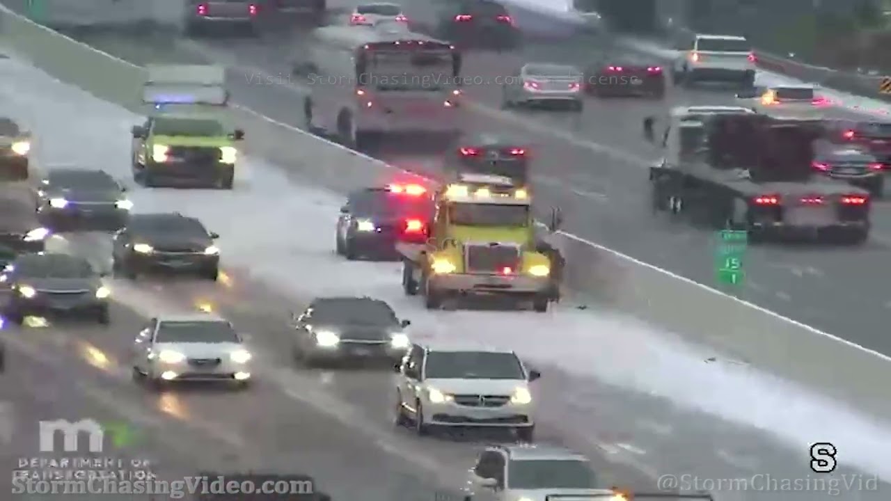 Minneapolis MN Metro Winter Weather wrecks traffic cameras - 11/14/2022