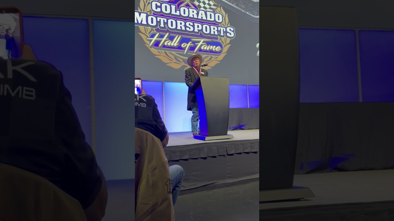 Mark Woodward 2025 Colorado Motorsports Hall of Fame Induction