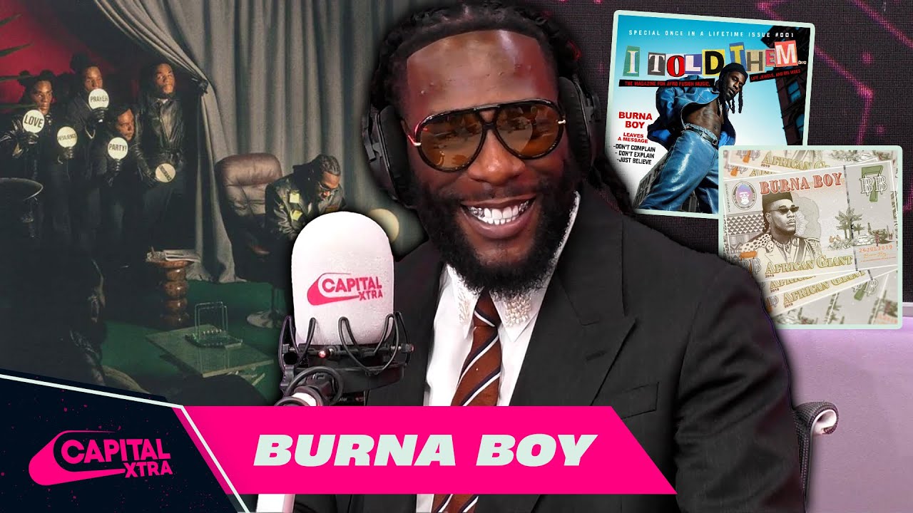 Burna Boy spills on growing up in South London & Blind Ranks his tracks 📍🎶 | Capital XTRA